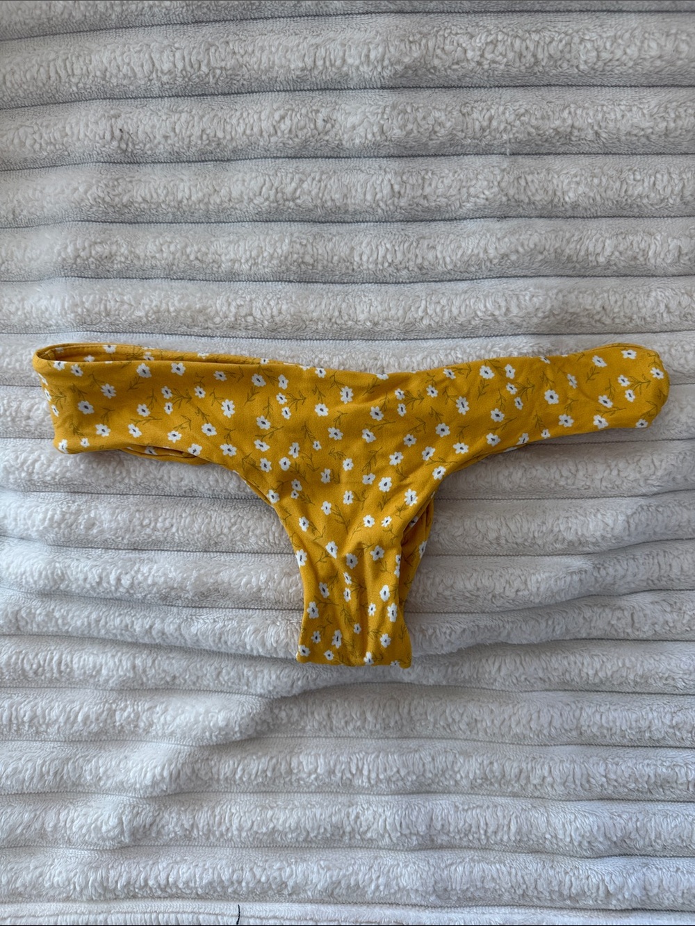 Midori Mustard Yellow Floral Bikini Bottoms